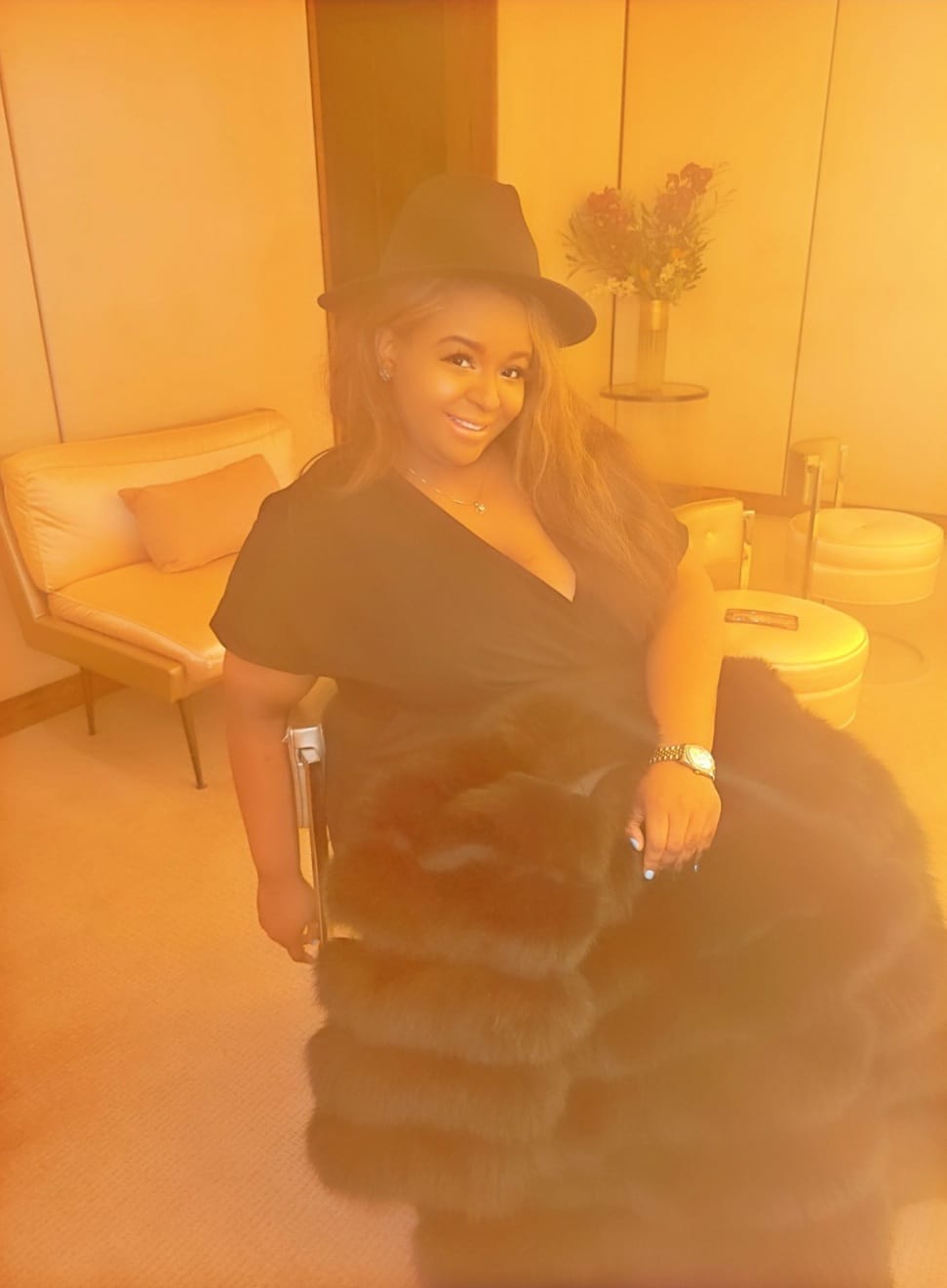 Black Fedora Hat
